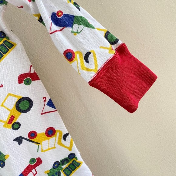 Hanna Andersson Transportation Pajamas 70 cm 9-18M - Picture 5 of 8